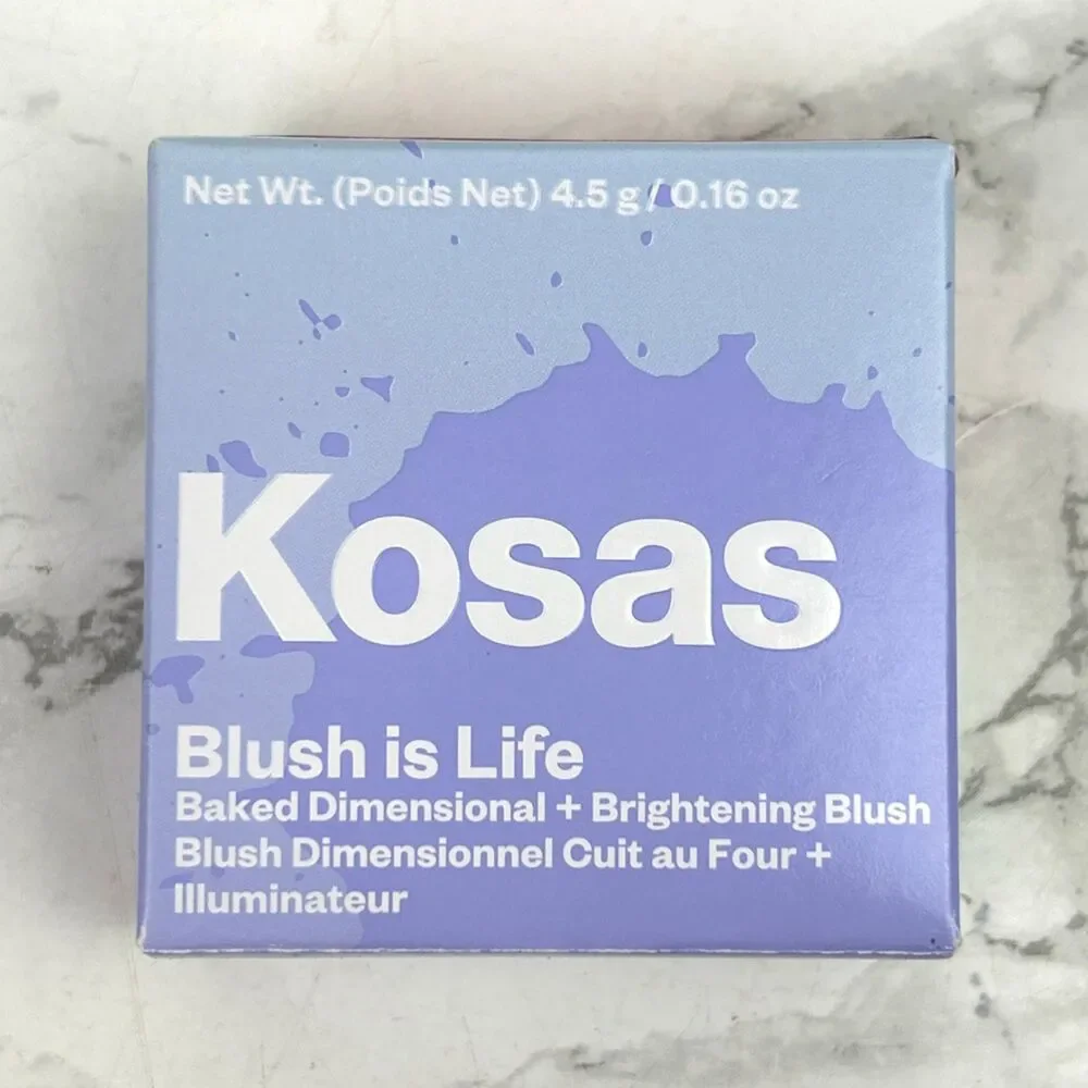 NIB KOSAS Blush Is Life Baked Blush Illuminator in Hype